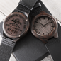 I'll Always Be Your Little Girl Fireman Hero Men's Wooden Watch