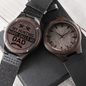 My Hunting Buddy Calls Me Dad Men's Wooden Watch