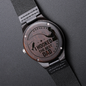 I Hooked The Best Dad Men's Wooden Watch