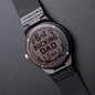 Best Bucking Dad Ever Men's Stylish Wooden Watch