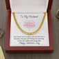 To My Husband You Will Always Be My King - Beautiful Thick Link Chain