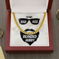 To My Bad Ass Bearded Hubby Thick Link Chain