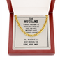 To My Husband I Choose You - Beautiful Thick Link Chain
