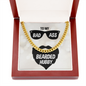 To My Bad Ass Bearded Hubby Thick Link Chain