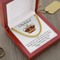 To My Husband You Will Always Be My King Happy Valentine's Day - Men's Thick Link Chain