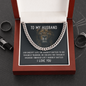 To My Husband Beautiful Thick Link Chain