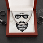 To My Bad Ass Bearded Hubby Thick Link Chain