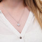 To My Girlfriend Stunning Eternal Hope Necklace