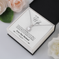 To Wife From Husband Eternal Hope Pendant Necklace