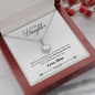 To Daughter from Mom Eternal Hope Pendant Necklace