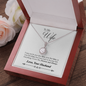 To Wife From Husband Eternal Hope Pendant Necklace
