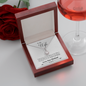 To Wife From Husband Eternal Hope Pendant Necklace