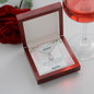 To My Girlfriend Stunning Eternal Hope Necklace