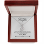 To Daughter from Mom Eternal Hope Pendant Necklace