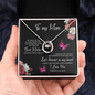 To My Mom You Are The Best Mother Lucky Horseshoe Pendant Necklace Gift for Mom - Mother's Day, Birthday, Any Day