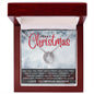 Merry Christmas Mom Lucky Horseshoe Pendant