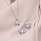 To The Best Mother-In-Law Stunning 3pc Set Love Knot Necklace and Matching Earrings