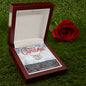 Merry Christmas Mom Perfect Pair Necklace