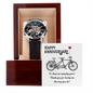 Men's Openwork Watch with Mahogany Luxury Box - Happy Anniversary