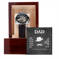 Men's Openwork Watch in Mahogany Luxury Box - Gift for Dad