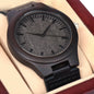 To My Man Wooden Watch