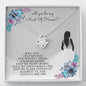 Will You Be My Maid of Honor Love Knot Necklace