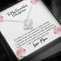 To My Beautiful Daughter Love Knot Necklace
