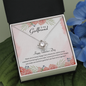 To My Girlfriend Happy Valentine's Day Love Knot Necklace