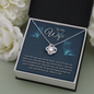 To My Wife The Love We Share Is Real Love Knot Necklace