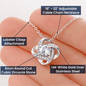 To My Wife The Love We Share Is Real Love Knot Necklace