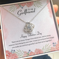 To My Girlfriend Happy Valentine's Day Love Knot Necklace