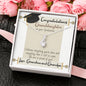 Congratulations Granddaughter Alluring Beauty Necklace from Grandma and Grandpa