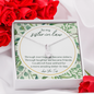 To My Sister In Law Alluring Beauty Necklace