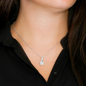 PANCREATIC CANCER Ribbon - My Mother Is a Warrior - Pancreatic Cancer Ribbon Necklace Supporting Mother