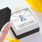 COLON CANCER RIBBON - My WIFE is a Warrior - Beautiful Ribbon Necklace - Cancer Awareness for Wife