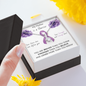 PANCREATIC CANCER Ribbon - My Mother Is a Warrior - Pancreatic Cancer Ribbon Necklace Supporting Mother