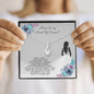 Will You Be My Maid Of Honor Alluring Beauty Necklace, Wedding Party Gift, Message Card Jewelry