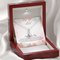 To My Love Happy Valentine's Day Petite Ribbon Shaped Pendant