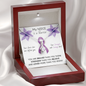 PANCREATIC CANCER Ribbon - My Niece is a Warrior - Pancreatic Cancer Ribbon Necklace Supporting Niece