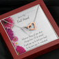 You're My Best Friend Interlocked Hearts Necklace