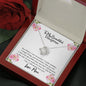 To My Beautiful Daughter Love Knot Necklace
