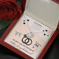 Will You Be My Bridesmaid Love Knot Necklace, Wedding Party Gift, Message Card Jewelry