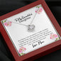 To My Beautiful Daughter Love Knot Necklace