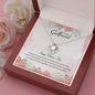 To My Girlfriend Happy Valentine's Day Love Knot Necklace