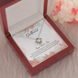 To My Girlfriend Happy Valentine's Day Love Knot Necklace