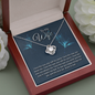 To My Wife The Love We Share Is Real Love Knot Necklace