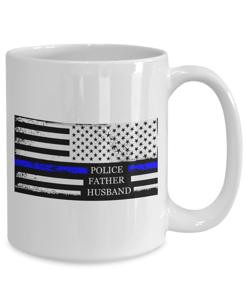 Police Father Husband 15oz Coffee Mug