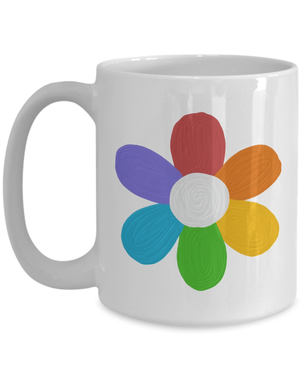 Pride Flower 15oz Ceramic Mug