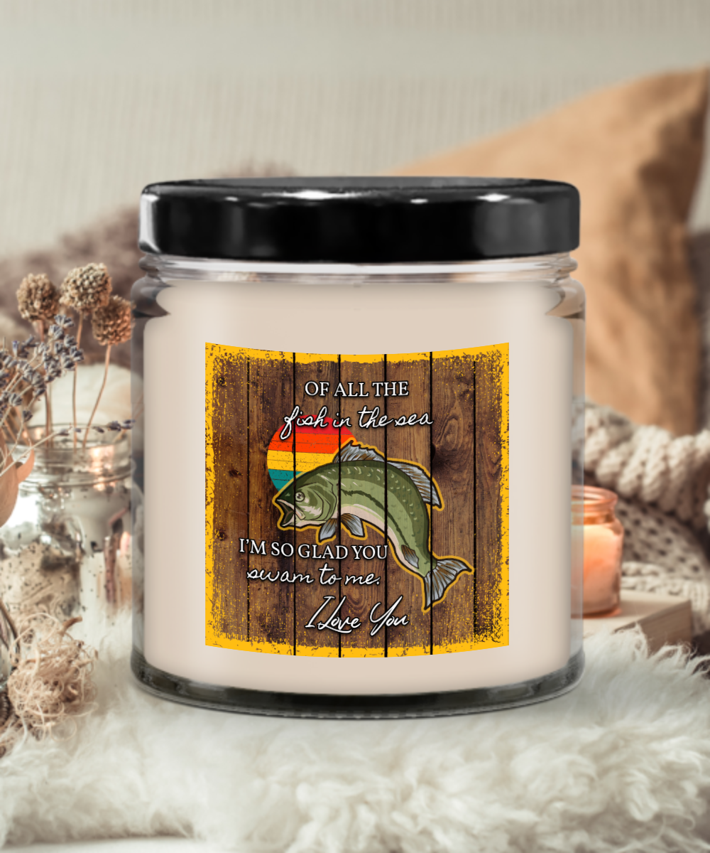 Of All The Fish In The Sea 9oz Vanilla Soy Blend Candle