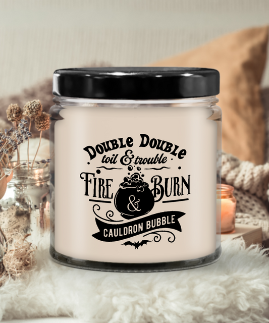 Halloween Candle in Keepsake Jar with Lid